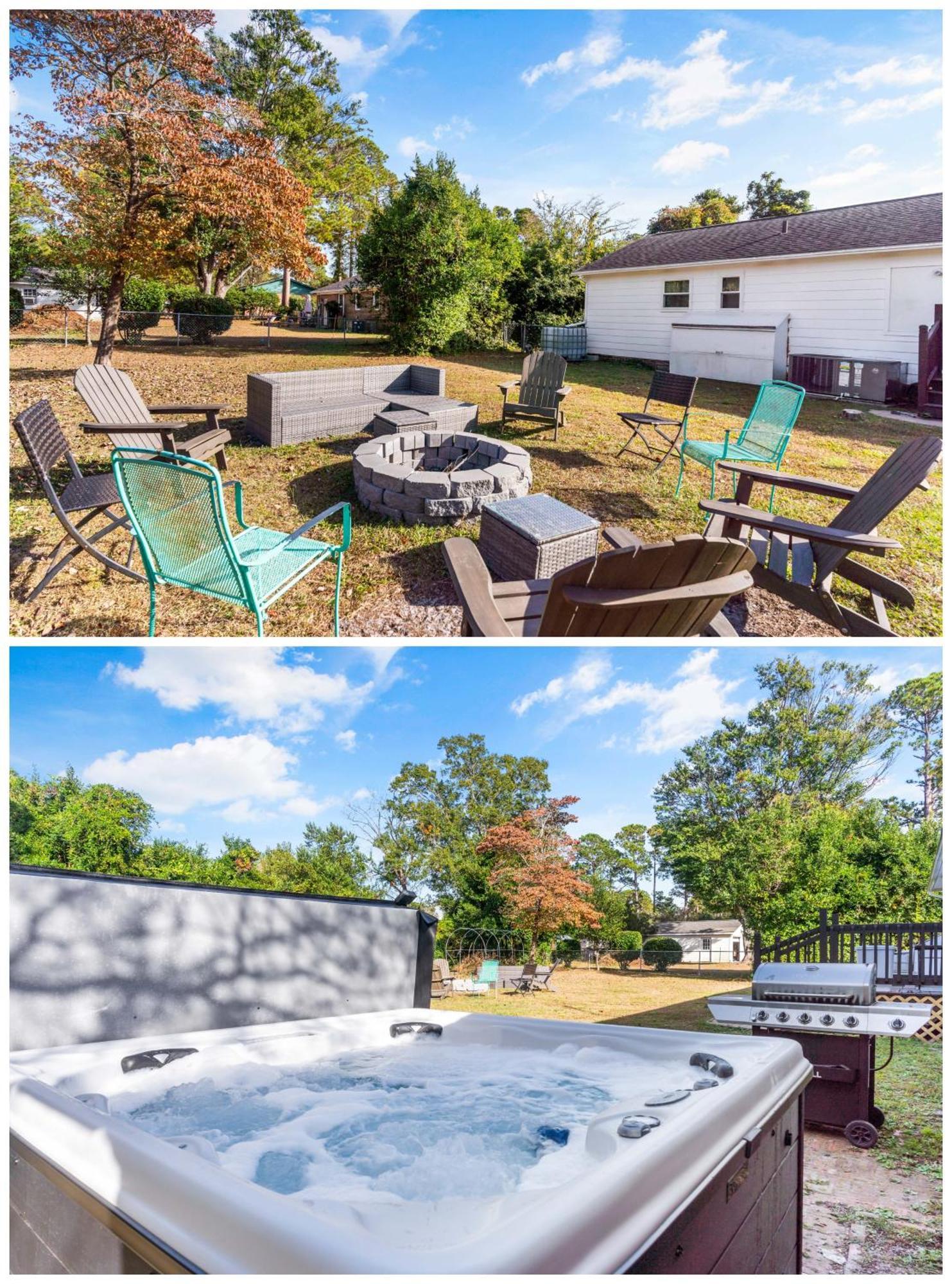 Chill Retreat, Hot Tub, Large Private Yard Villa Wilmington Buitenkant foto